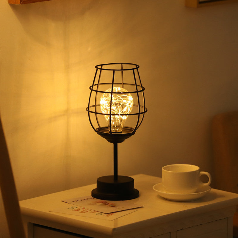 Crimson Glow - Luxury Heart Lantern LED Night Light