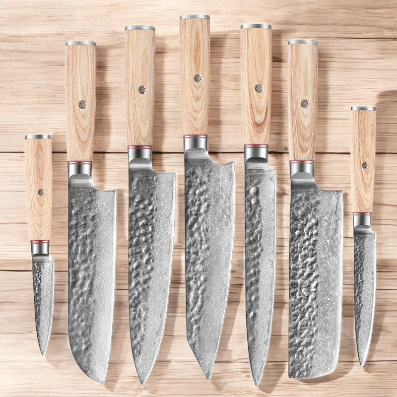 Precision & Elegance - Premium Damascus Steel Kitchen Blades