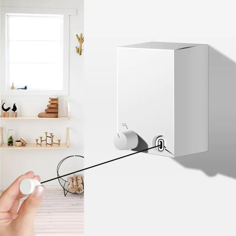 Easy-Mount Retractable Clothesline